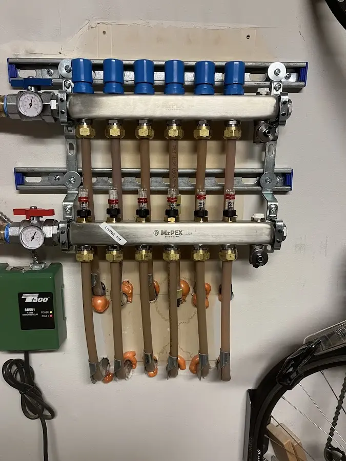 Plumber performing Leak Detection at a residential property in McKinney